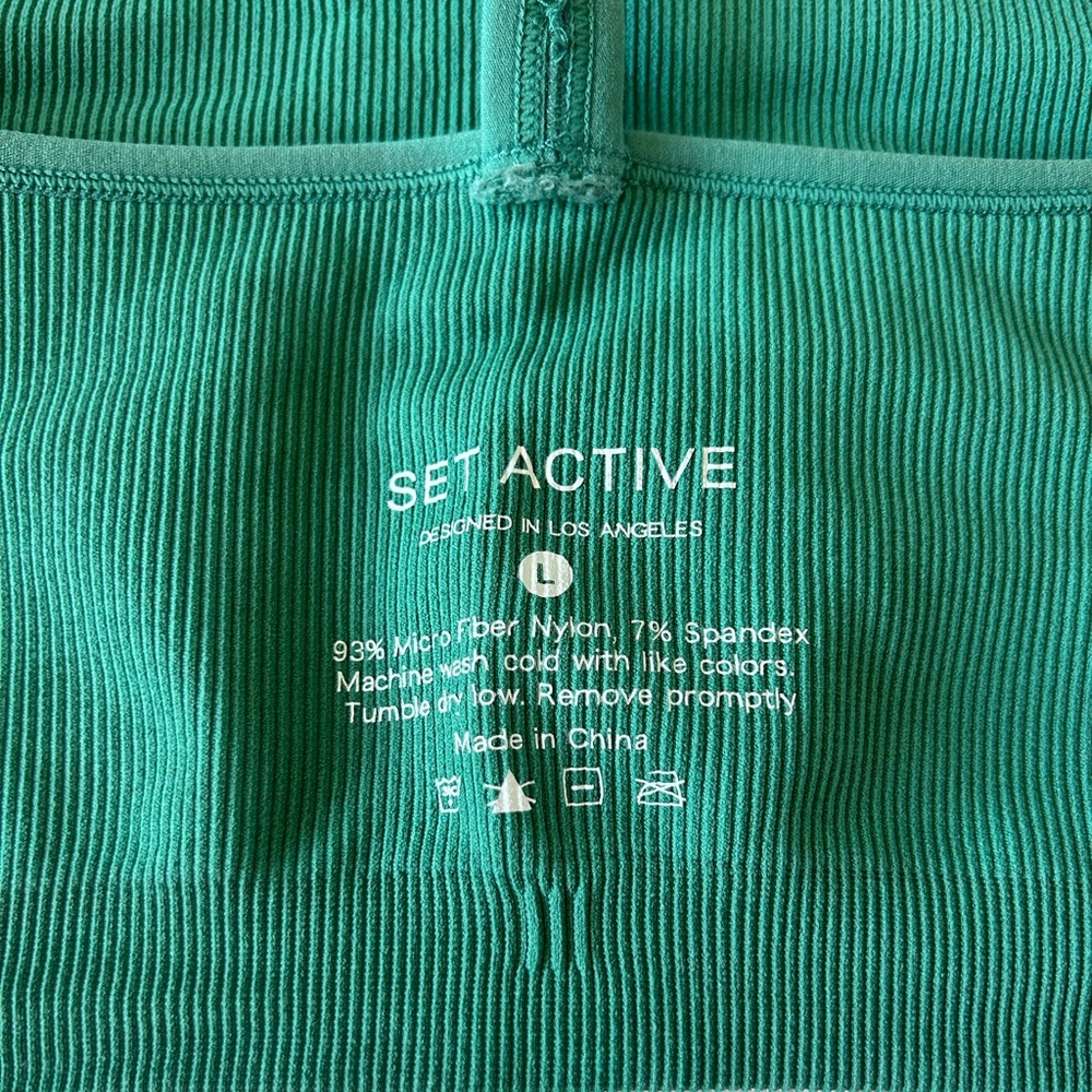 Set Active Sculptflex Ribbed V Bra - Picture 3 of 3